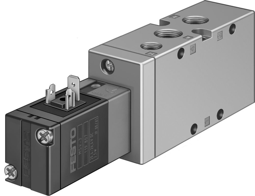 Festo 5/2 Monostable Válvula Solenoide De Aire G1/4 1300l/min - 15903