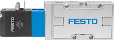 Festo 5/2 Monostable Válvula Solenoide De Aire G1/8 1000L/Min - 19749