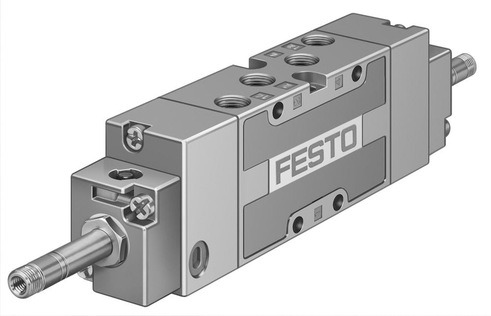 Festo 5/3 NC Válvula Solenoide De Aire G1/8 1000L/Min - 535939
