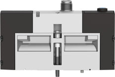 Festo 5/2 Monostable Válvula Solenoide Tamaño 26mm ISO 15407-1 1100l/min - 534546