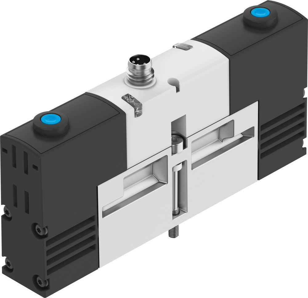 Festo 2x3/2 NO/NC Monostable Válvula Solenoide De Aire Tamaño 18mm ISO 15407-1 Tamaño 02 VDMA 24563 400l/min - 534773
