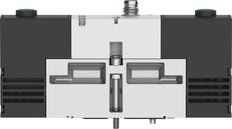 Festo 5/2 Bistable Válvula Solenoide De Aire Tamaño 18mm ISO 15407-1 Tamaño 02 VDMA 24563 550l/min - 534776