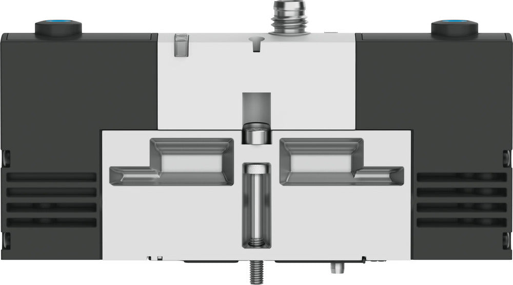 Festo 2x3/2 NO/NC Monostable Válvula Solenoide De Aire Tamaño 18mm ISO 15407-1 Tamaño 02 VDMA 24563 400l/min - 534773
