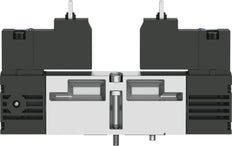 Festo 2x3/2 NO Monostable Válvula Solenoide Tamaño 18mm ISO 15407-1 400l/min - 547111