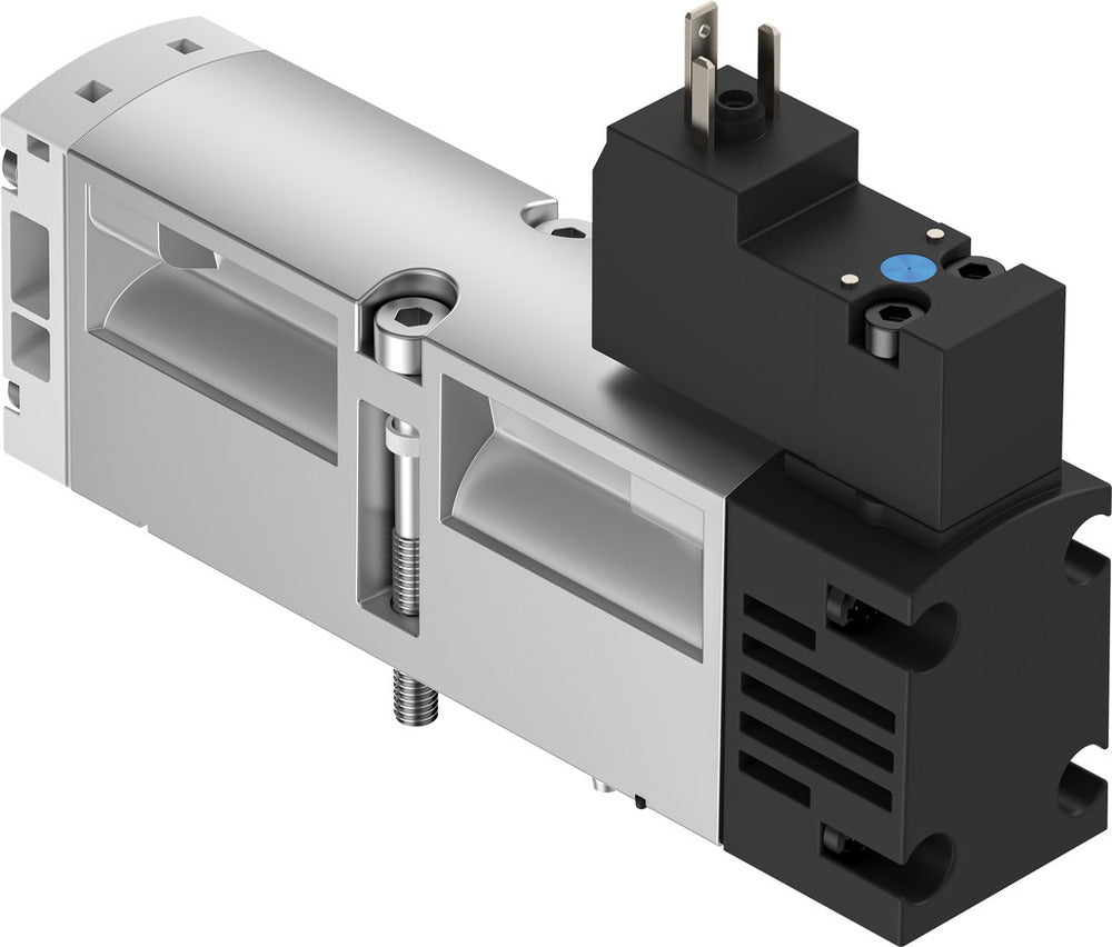 Festo 5/2 Monostable Válvula Solenoide De Aire Tamaño 18mm ISO 15407-1 550l/min - 547179