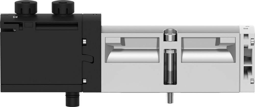 Festo 5/3 NC Válvula Solenoide De Aire Tamaño 26mm ISO 15407-2 1000l/min - 8033025