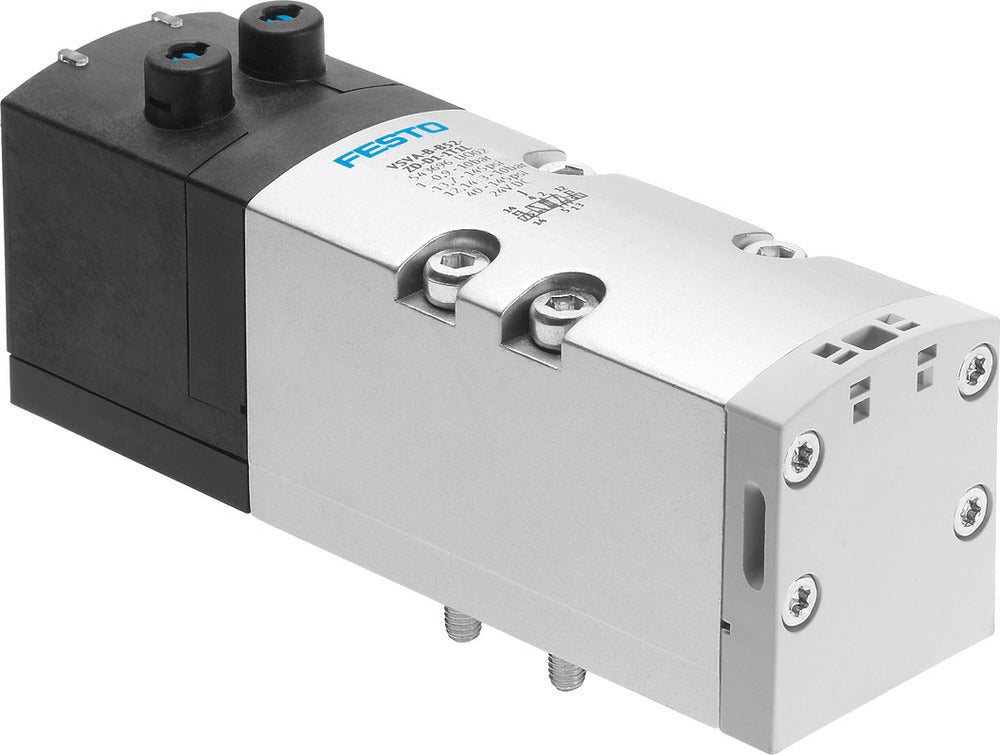 Festo 2x2/2 NC Monostable Válvula Solenoide Tamaño 1 ISO 5599-2 1400l/min - 561340