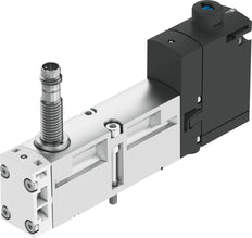 Festo 5/2 Monostable Válvula Solenoide De Aire Tamaño 18mm ISO 15407-2 550l/min - 8033460