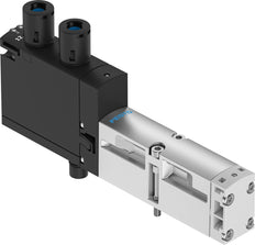 Festo 2x3/2 NO Monostable Válvula Solenoide De Aire Tamaño 18mm ISO 15407-2 400l/min - 8033446