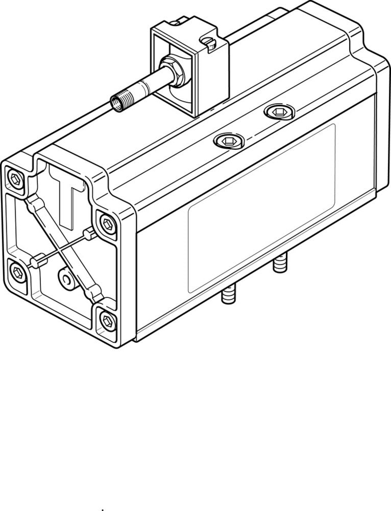 Festo 5/2 Monostable Válvula Solenoide De Aire Tamaño 4 ISO 5599-1 6000l/min - 12457