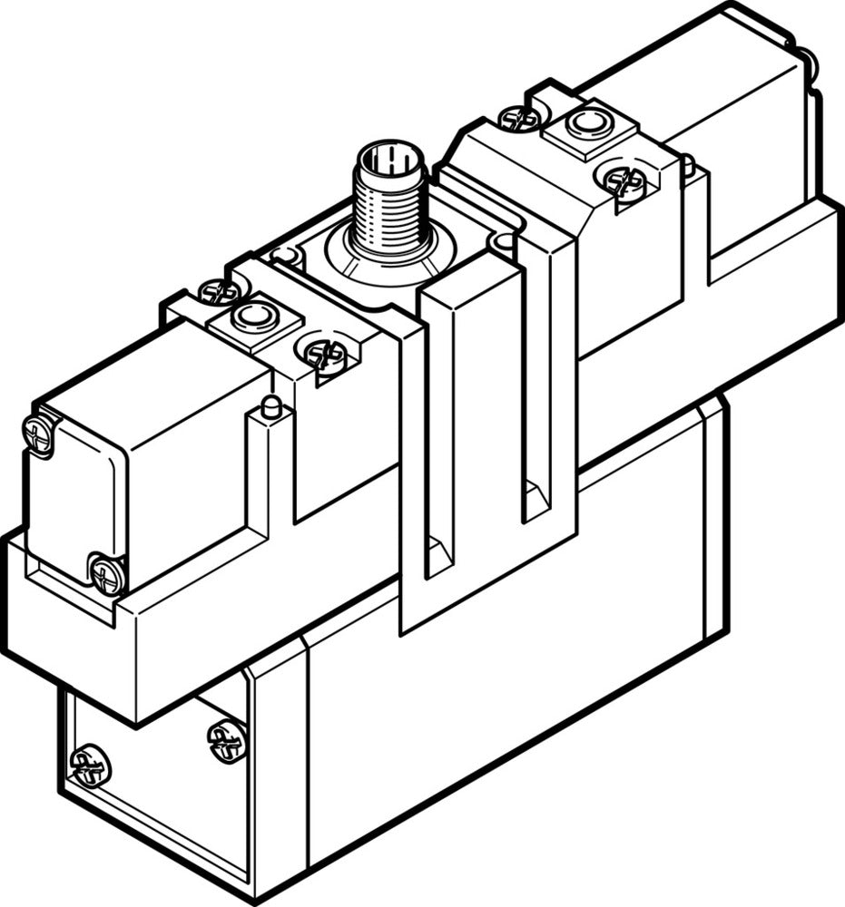 Festo 5/2 Bistable Dominante Válvula Solenoide Tamaño 3 ISO 5599-1 4500l/min - 184510
