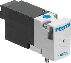 Festo 2/2 NC Monostable Válvula Solenoide De Aire Placa Base 14l/min -0.9 - 2bar/-13 - 29psi - 197036