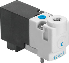 Festo 2/2 NC Monostable Válvula Solenoide Placa Base 14l/min -0.9 - 2bar/-13 - 29psi - 197051