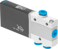 Festo 3/2 NC Monostable Válvula Solenoide De Aire QS-4 100l/min -0.9 - 8bar/-13 - 116psi - 196134