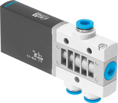 Festo 3/2 NC Monostable Válvula Solenoide De Aire QS-6 200l/min -0.9 - 8bar/-13 - 116psi - 525151