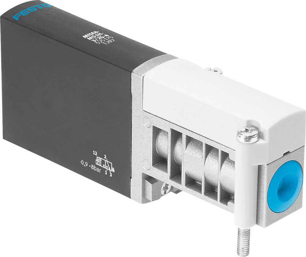 Festo 3/2 NC Monostable Válvula Solenoide Placa Base 400l/min -0.9 - 8bar/-13 - 116psi - 525174