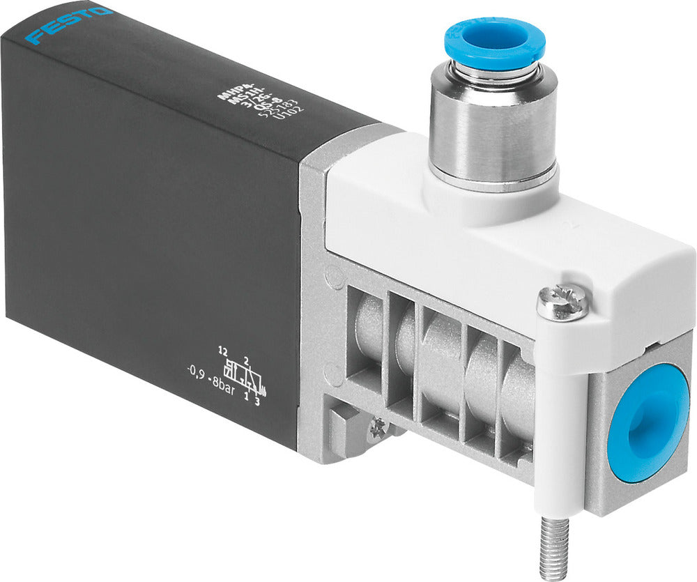 Festo 3/2 NC Monostable Válvula Solenoide De Aire Placa Base 400l/min -0.9 - 8bar/-13 - 116psi - 525183