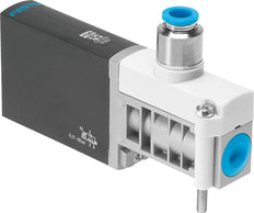 Festo 3/2 NC Monostable Válvula Solenoide De Aire Placa Base 400l/min -0.9 - 8bar/-13 - 116psi - 525183