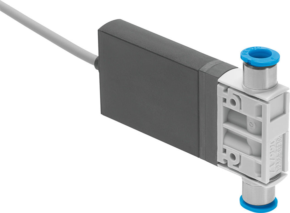 Festo 2/2 NC Monostable Válvula Solenoide De Aire QS-4 50l/min 0.5 - 8bar/7 - 116psi - 572081
