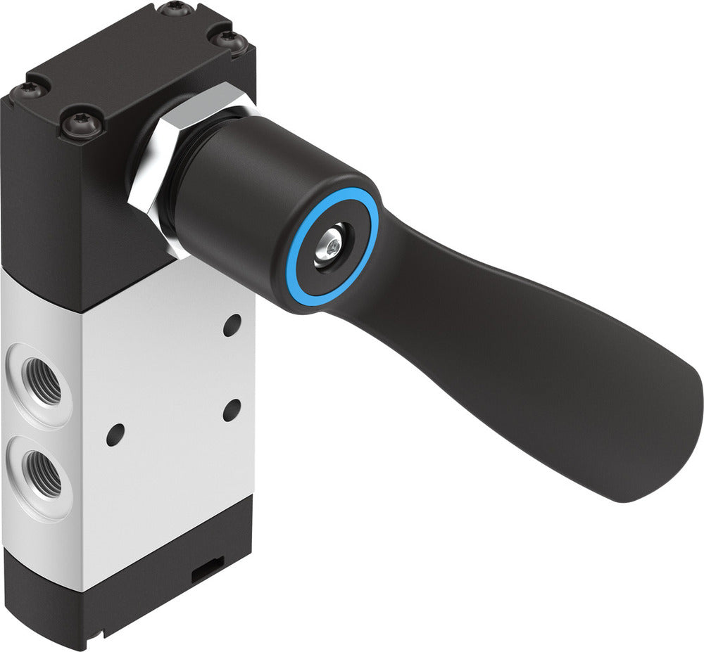 Festo 5/3 Válvula De Palanca Agotada G1/8 530L/Min -0.95 - 10Bar/-14 - 145Psi - 4165859