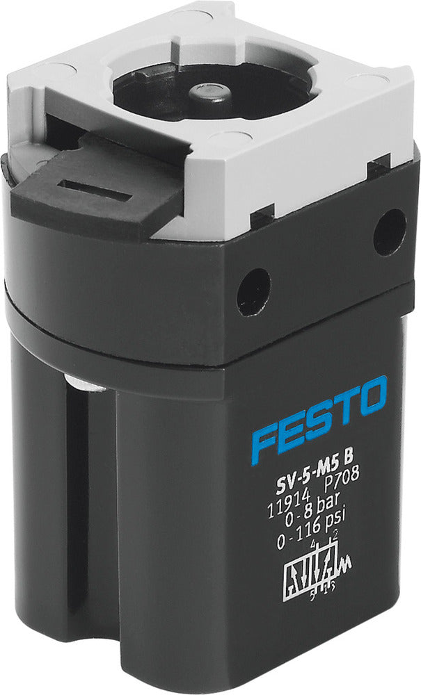 Festo 5/2 Monostable Válvula De Panel Frontal M5 95L/Min - 11914
