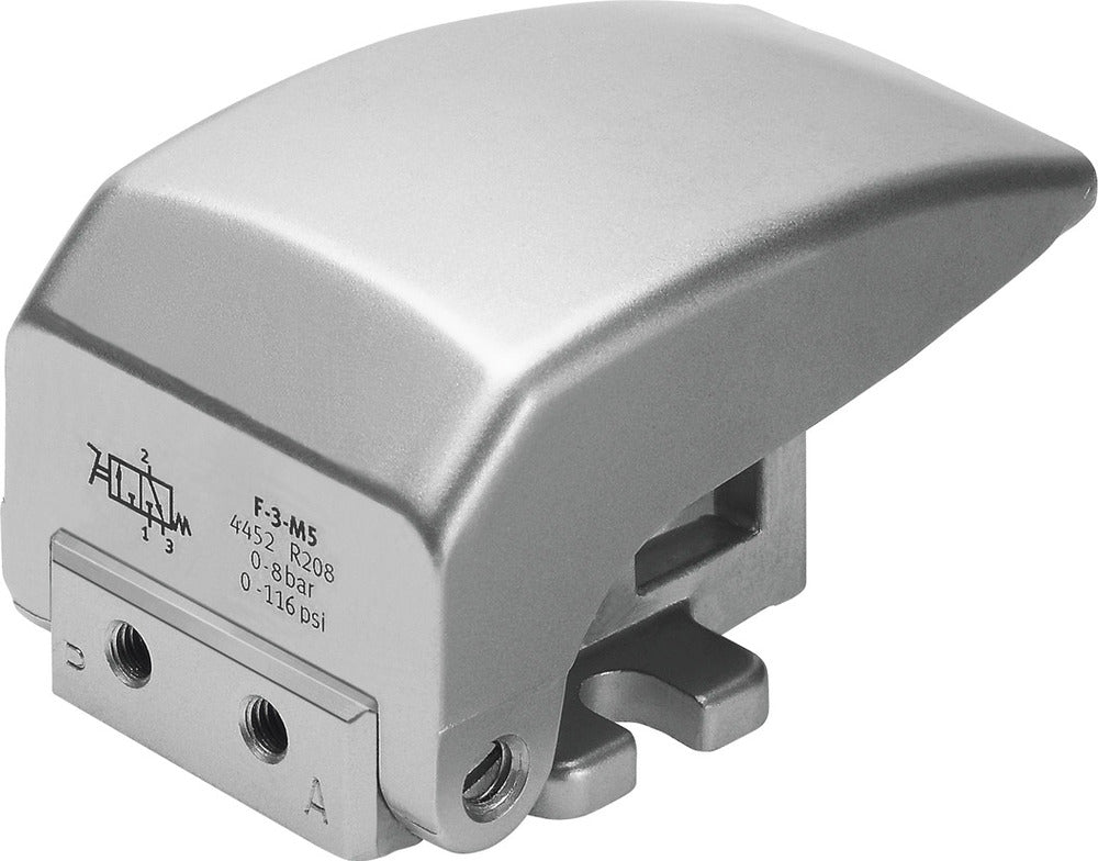 Festo 3/2 NC Válvula De Botón Monostable M5 80L/Min - 4452