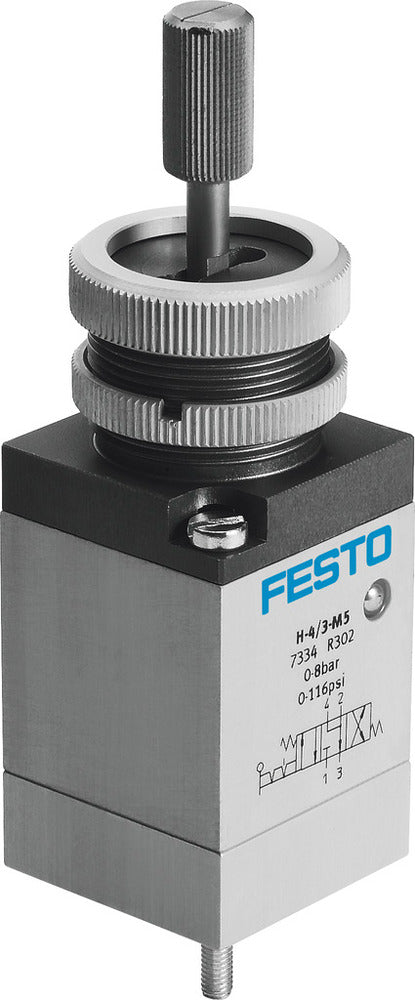 Festo Válvula De Palanca De Dedo Ventilada 4/3 M5 125L/Min - 7334