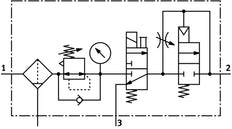 Festo Unidad De Mantenimiento G1/2'' 2.5-12bar 3000l/min 40µm Maxi - 192443
