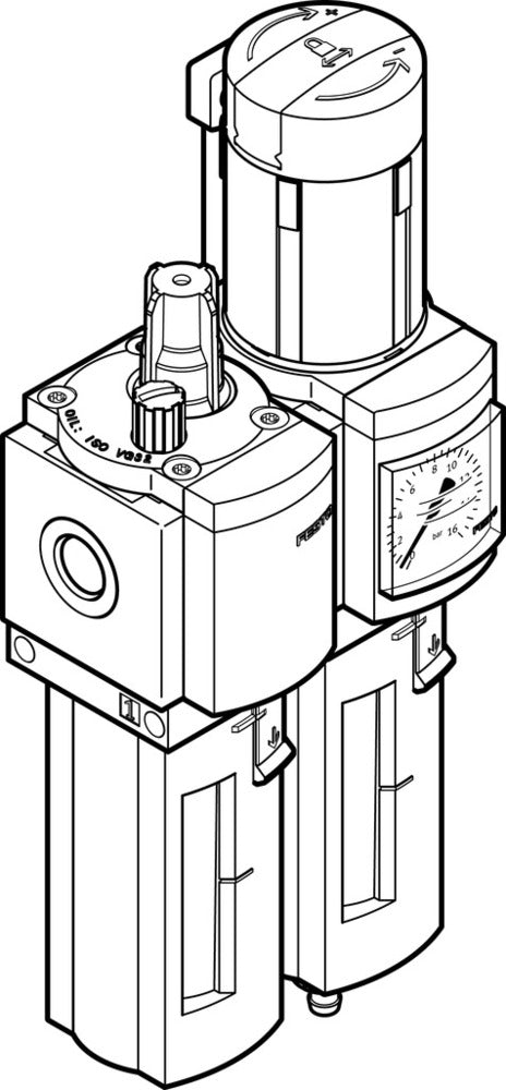 Festo Unidad De Mantenimiento G1/2'' 0.5-12bar 3700l/min 40µm - 530245