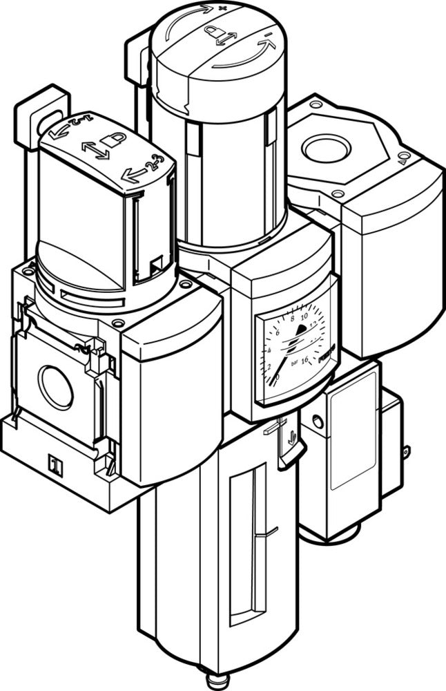 Festo Unidad De Mantenimiento G1/2'' 0.5-12bar 4500l/min 40µm - 542270