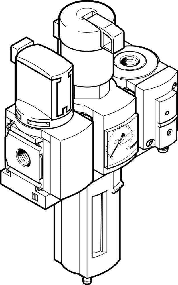 Festo Unidad De Mantenimiento G1/2'' 0.5-7bar 5300l/min 40µm - 8042671