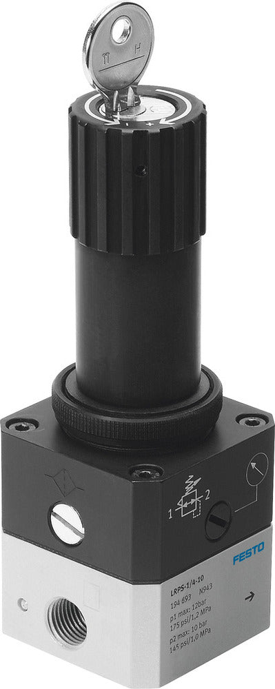 Regulador De Presión De Precisión Festo G1/4'' 0.05-4bar 2000l/min - 194692