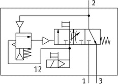 Válvula Generadora De Presión Y De Escape Festo G1/2'' 3-10bar 5700l/min - 8001469