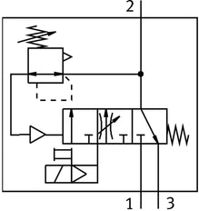 Válvula Generadora De Presión Y De Escape Festo G1''/1'' NPT 3.5-16bar 8300 - 16550l/min - 570737