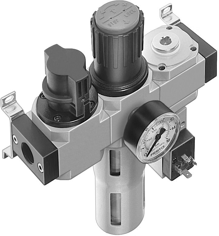 Festo Unidad De Mantenimiento G1/4'' 0.5-12bar 1720l/min 40µm Midi - 185771