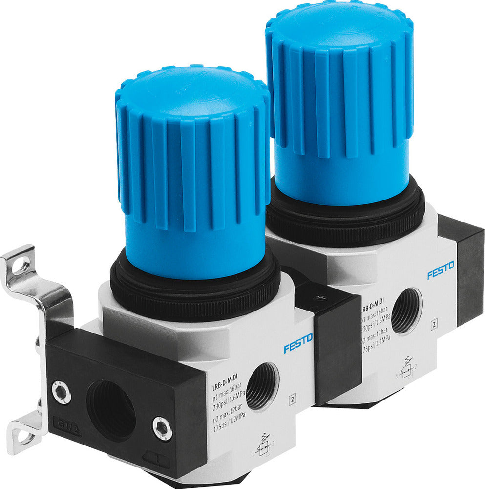 Festo Combinación De Válvula G3/8'' 0.5-7bar 3800l/min Midi - 528956