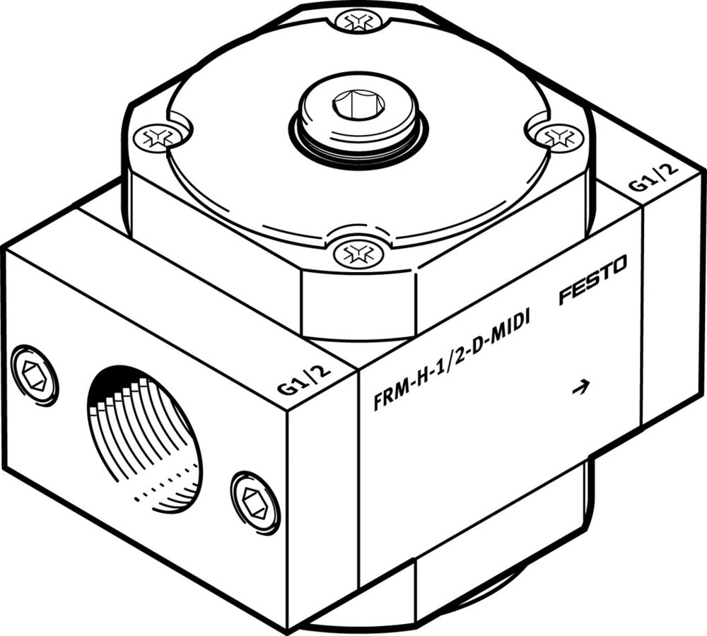 Festo Módulo De Derivación G1/2'' 0.2-16bar 5100l/min Midi - 162792