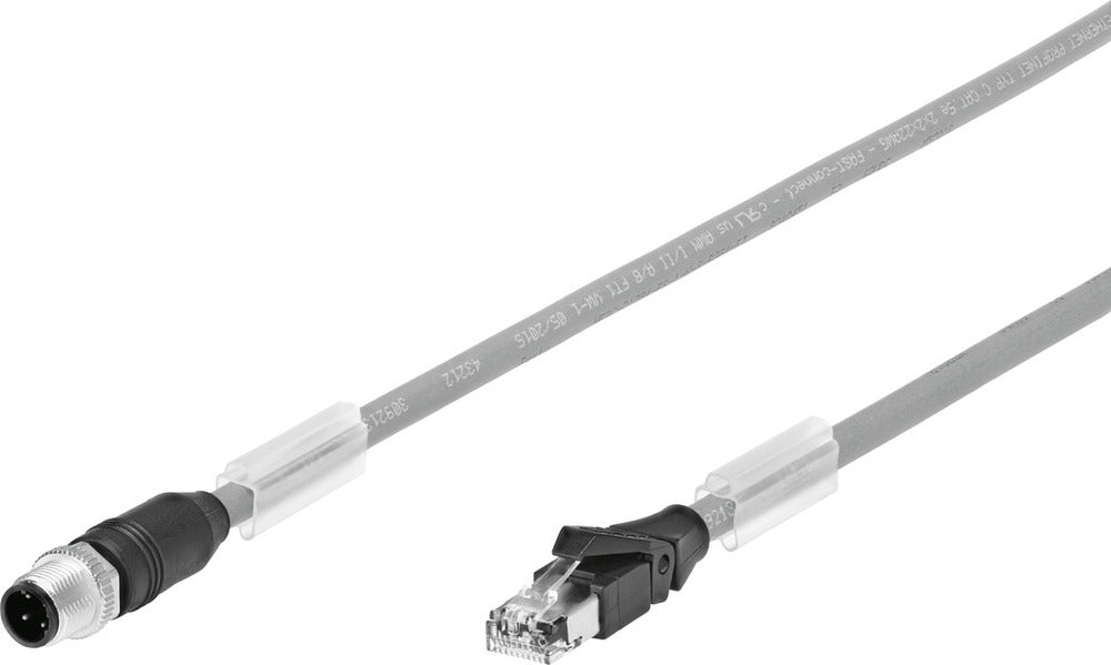 Cable De Conexión Festo Enchufe M12x1 D-Codificado EN 61076-2-101 5m - 8040453