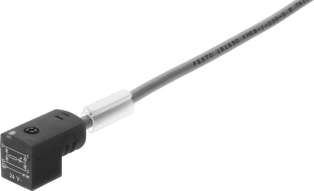 Enchufe Festo Con Cable De 3 Pines Forma C 2.5m - 30943
