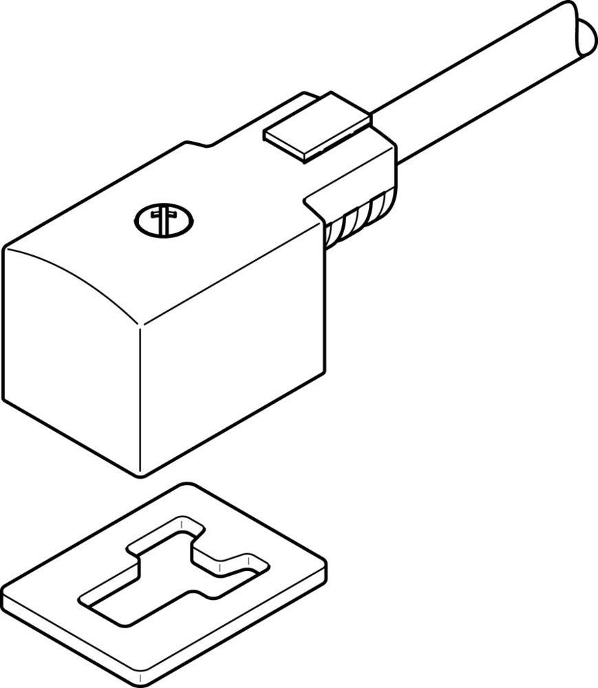 Enchufe Festo Con Cable Forma B 10m - 193456