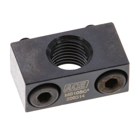 ACE brida de sujeción M 10x1 para amortiguador, montaje lateral - MB10SC2