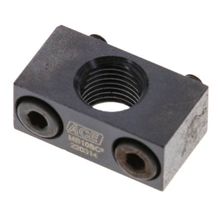 ACE brida de sujeción M 10x1 para amortiguador, montaje lateral - MB10SC2