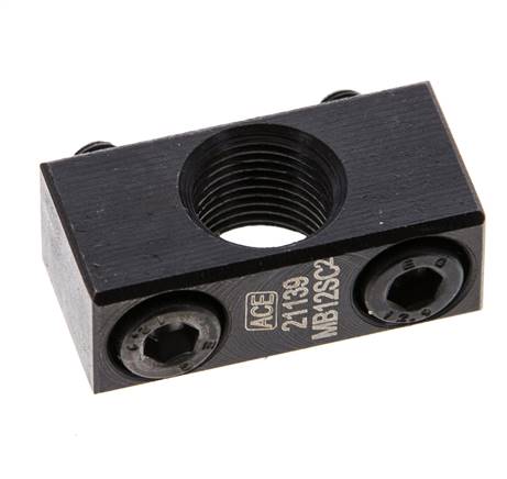 ACE brida de sujeción M 12x1 para amortiguador, montaje lateral - MB12SC2