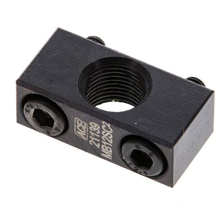 ACE brida de sujeción M 12x1 para amortiguador, montaje lateral - MB12SC2