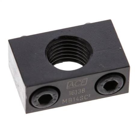 Brida de apriete ACE M 14x1,5 para amortiguador, montaje lateral - MB14SC2