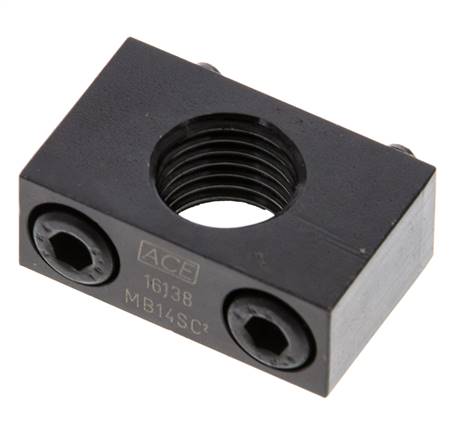 Brida de apriete ACE M 14x1,5 para amortiguador, montaje lateral - MB14SC2