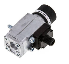interruptor de presión de 1 a 16bar SPDT de fundición de zinc Brida 250VAC Conector M12 de 4 pines