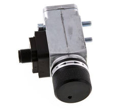 interruptor de presión de 1 a 16bar SPDT de fundición de zinc Brida 250VAC Conector M12 de 4 pines