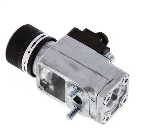 interruptor de presión de 1 a 16bar SPDT de fundición de zinc Brida 250VAC Conector M12 de 4 pines