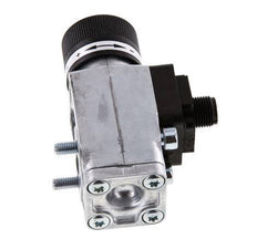 interruptor de presión de 1 a 16bar SPDT de fundición de zinc Brida 250VAC Conector M12 de 4 pines